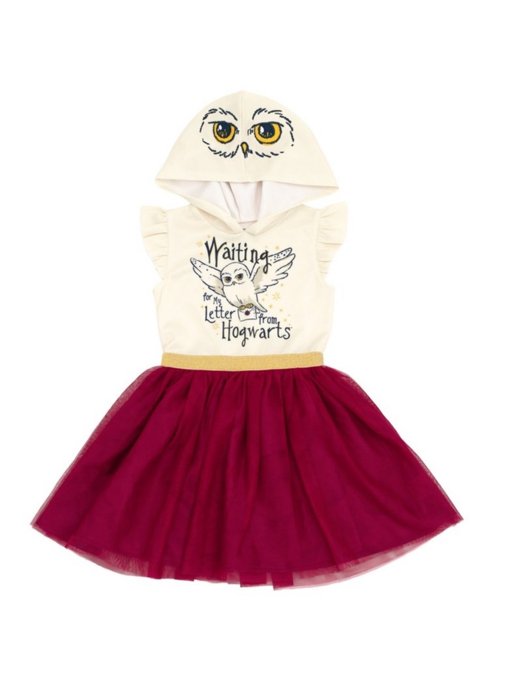 Harry Potter Hedwig Owl Girls Mesh Tulle Dress